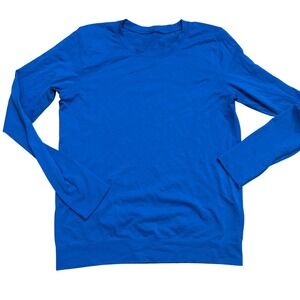 LULULEMON Swiftly Tech Long Sleeve Crew In Cobolt Blue Size 12